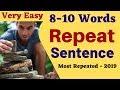 PTE 8 10 Words Repeat Sentence Practice Very Easy To Repeat PTE Health 2019 PTE 8 10 Words Repeat Sentence Practice Very Easy To Repeat PTE Health 2019