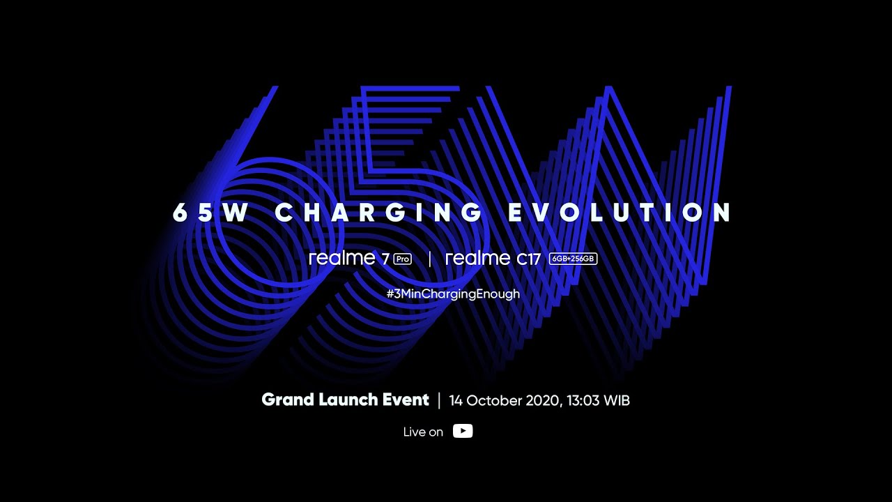 realme 7 Pro | realme C17 - Grand Launch Event | 65W Charging Evolution