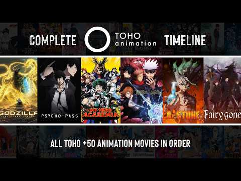 All Toho Animation Movies in Order (1981-2026) || Complete Timeline