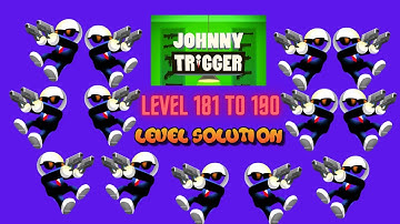 Johnny Trigger: Sniper Level 181-190 Gameplay Walkthrough