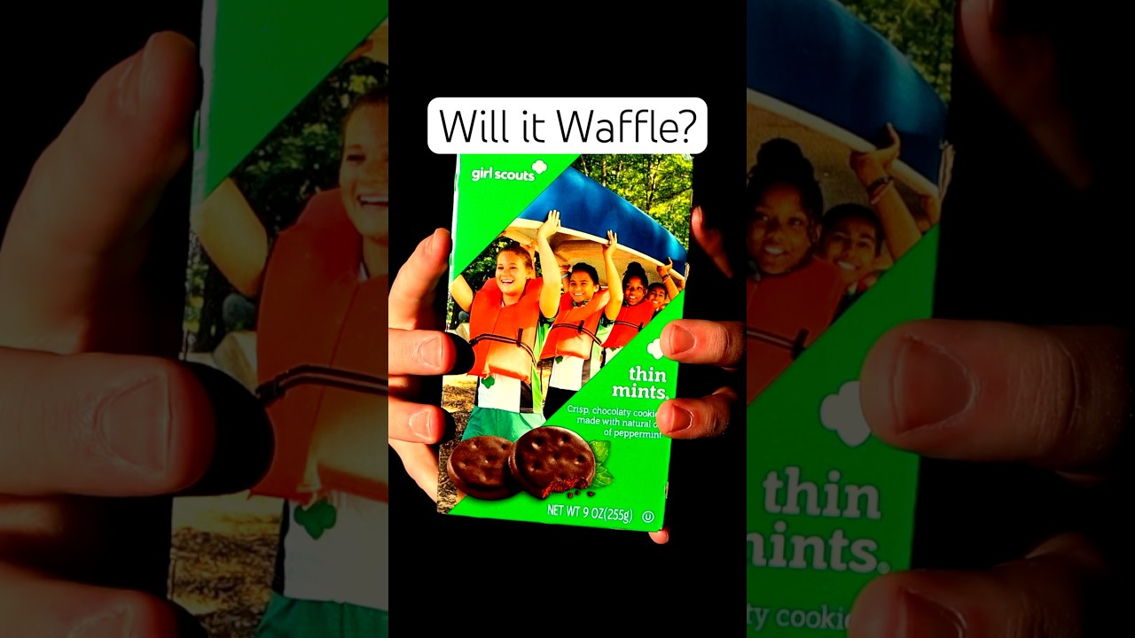 Girl Scout Cookies Thin Mints - Will it Waffle? 🤔