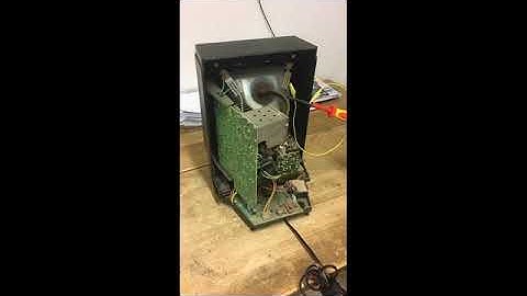 How to to discharge the CRT of a Vectrex