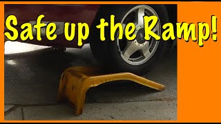 How to SAFELY drive up a Car Ramp