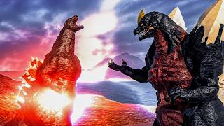 Heisei Godzilla Vs Space Godzilla Movie Battle | Kaiju Alpha