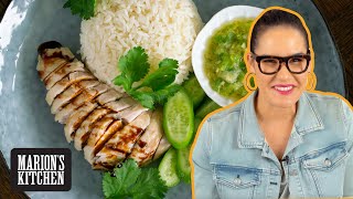 How To: HAWKERSTYLE Hainanese Chicken Rice At Home  | Marion's Kitchen