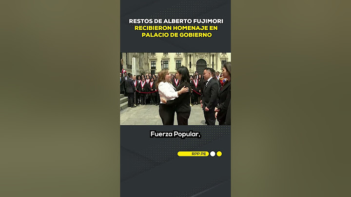 Restos de Alberto Fujimori recibieron homenaje en Palacio de Gobierno #MUERTEFUJIMORI #SHORTRPP