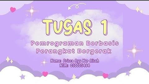 Tugas 1 Praktikum Typescript - Pemrograman Berbasis Perangkat Bergerak
