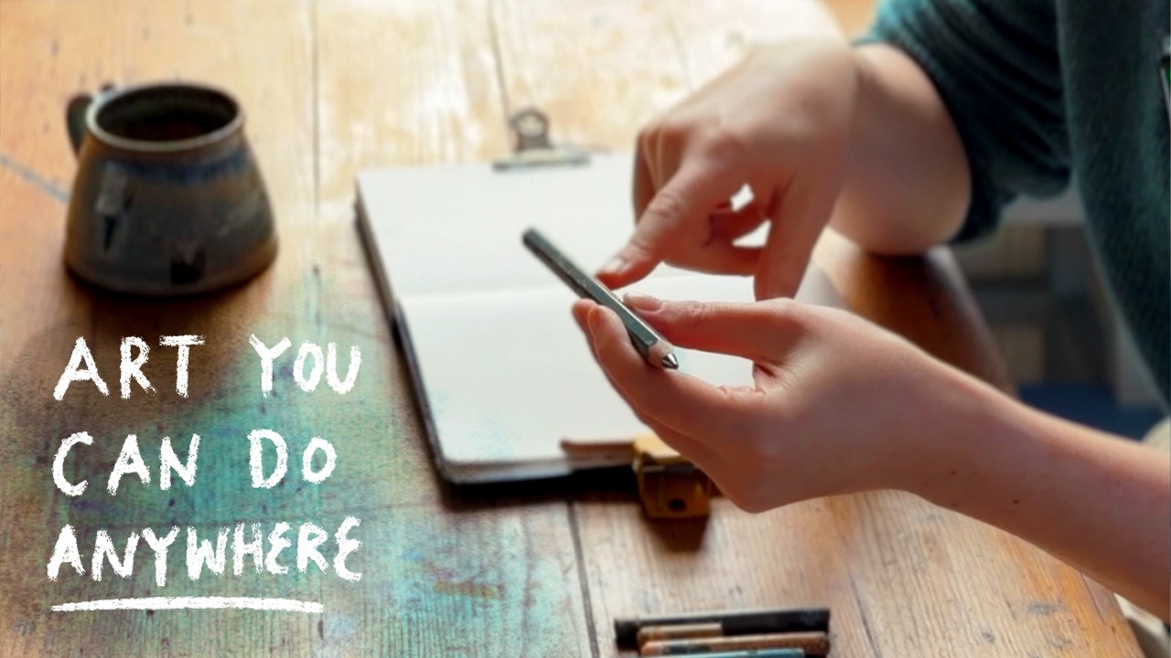 Простые идеи для скетчбука для загруженных дней