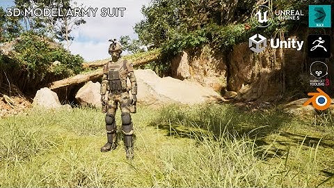 ARMY SUIT 3D Model - Modern Soldier