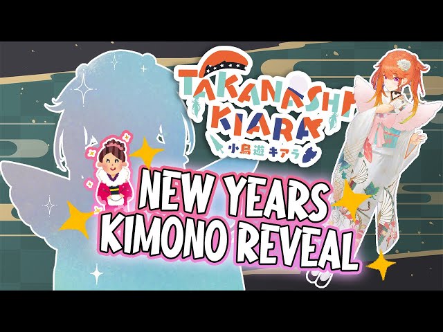 【NEW YEARS KIMONO REVEAL】Tenchou In Formal, Traditional Japanese Kimono!!??!  #HoloENKimonoRelayのサムネイル