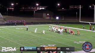 Wayne at Northrop | 2025 Football | SummitCitySports