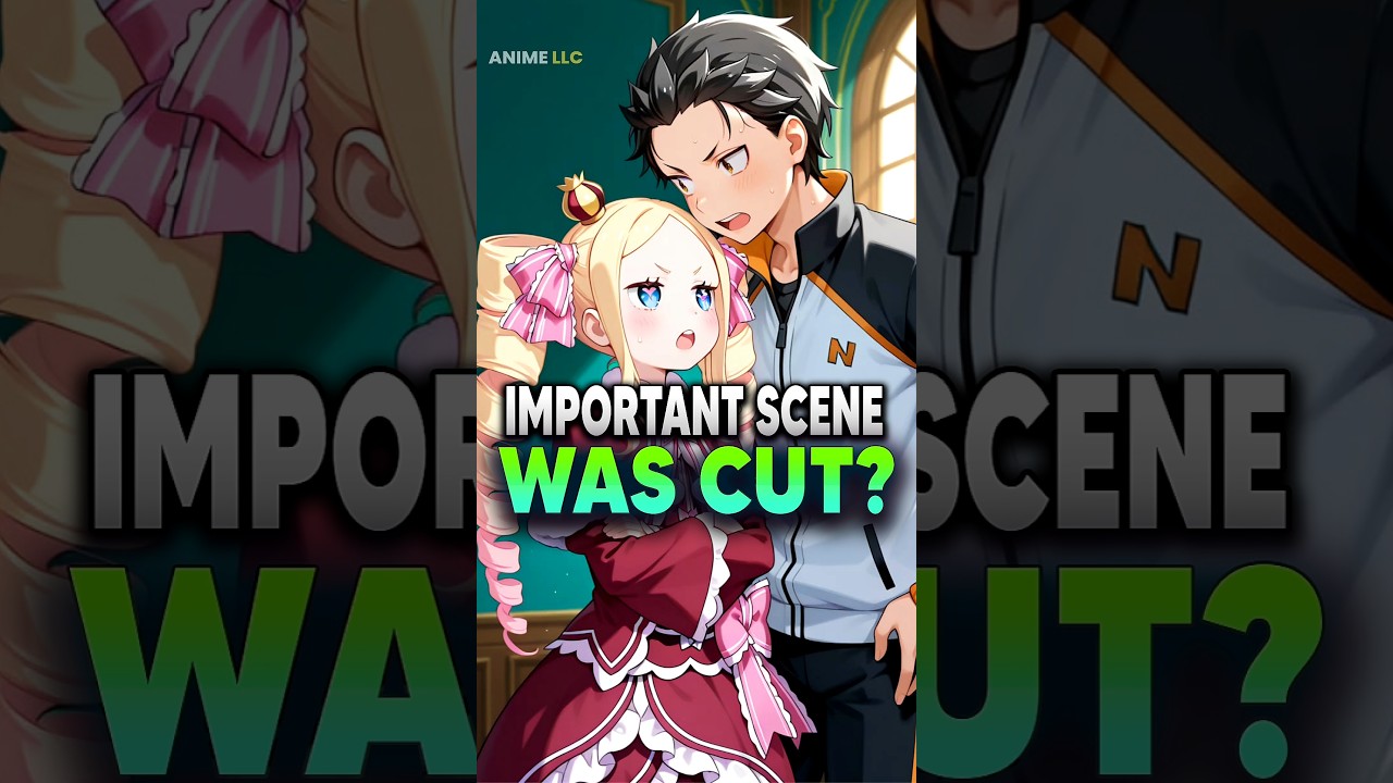 Why Rezero Removed One Of The Most Emotional Scenes From Anime? #rezero