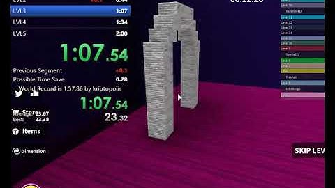 SPEEDRUN 4  : No Skip All 5 Level SPEEDRUN 2:00:47