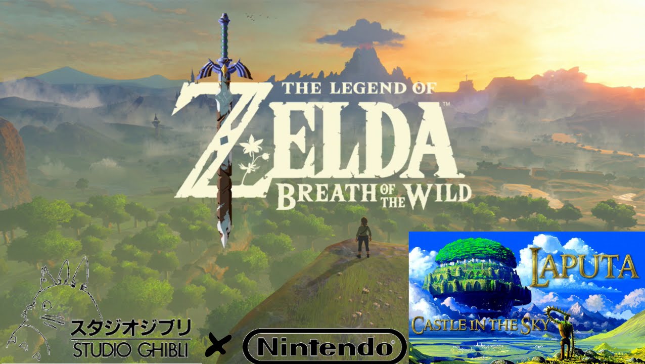 Zelda Breath of the Wild X Ghibli's Castle in the Sky (Laputa) Main