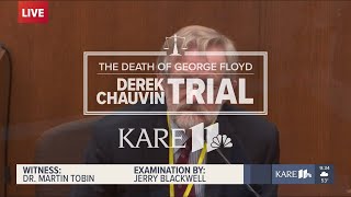 WATCH LIVE - Derek Chauvin trial: Defense to cross-examine pulmonologist Dr. Martin Tobin