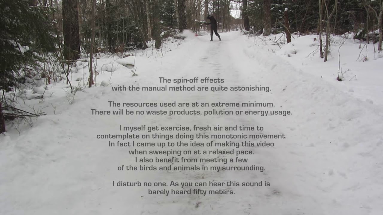 Zen in the Art of Snow Clearing