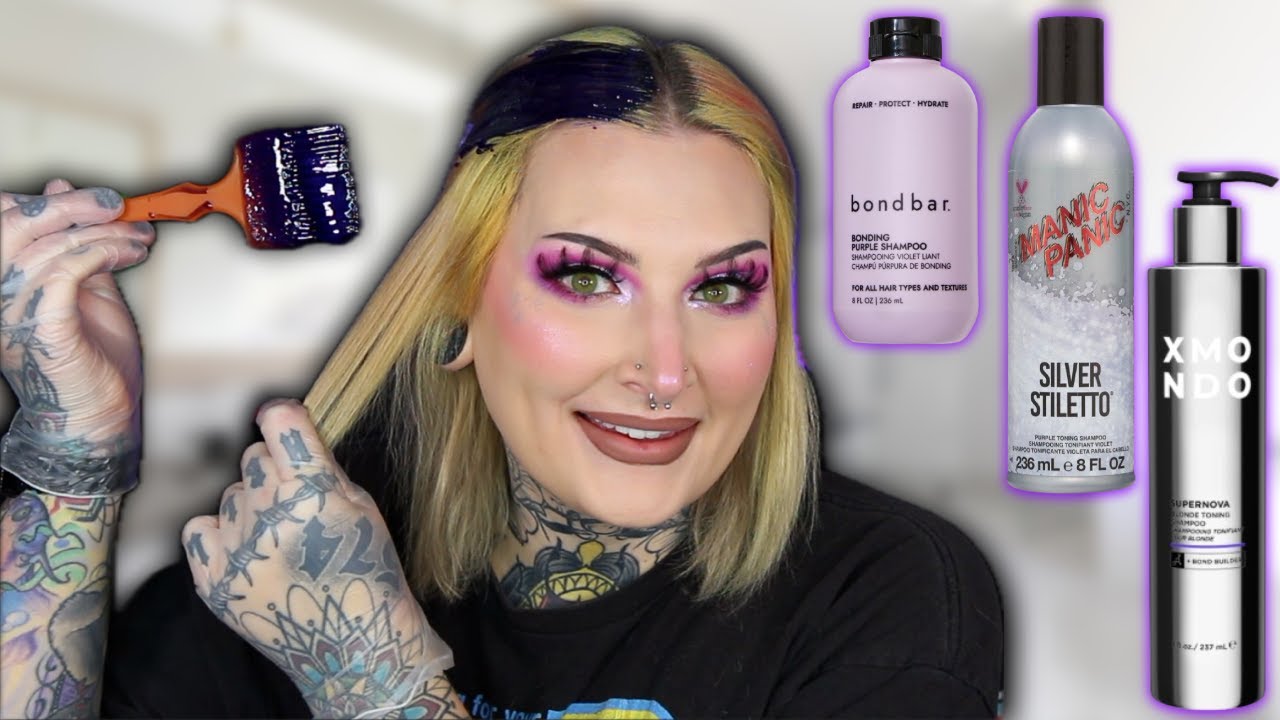 spoiled purple shampoo texture color change