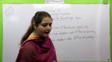 Metropolitan School Week 3 Class 3 English Lesson