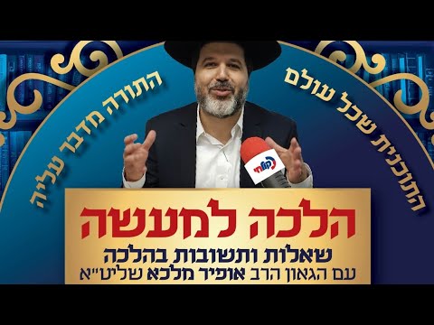 שיעור הרב אופיר מלכא שליטא מרדיו קול חי פרשת נשא תשפד