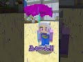土砂降りかけっこ対決！勝つのはどっち！？【マイクラ/まいくら/Minecraft】