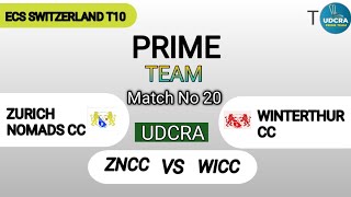 ZNCC VS WICC Fantasy Dream11 Prediction, ZNCC VS WICC ECS T10 SWITZERLAND 2023 , 20th Match