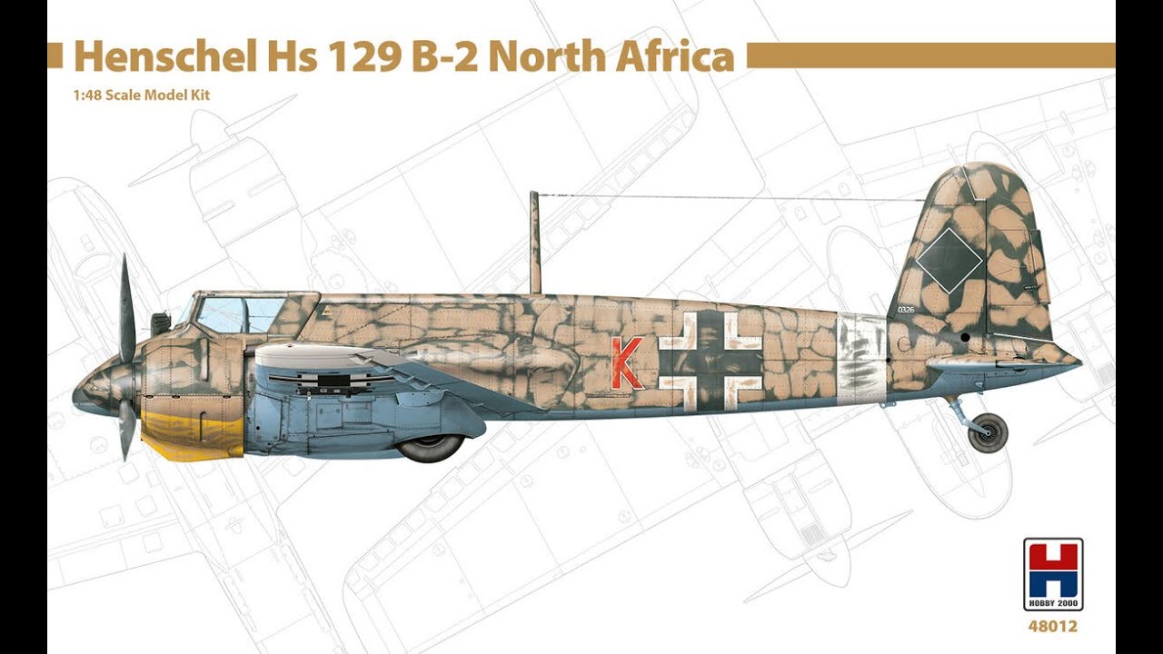 Henschel Hs 129 B-2/B-3 プラモデル 1/48セット Amazon.com: Zoukei-Mura - Henschel HS 129 B-3 SWS19 1:32