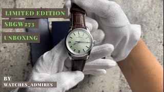 Grand Seiko Limited Edition SBGW273 Unboxing! Incredible Dial