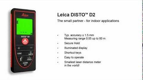 Leica Disto D2 - The World