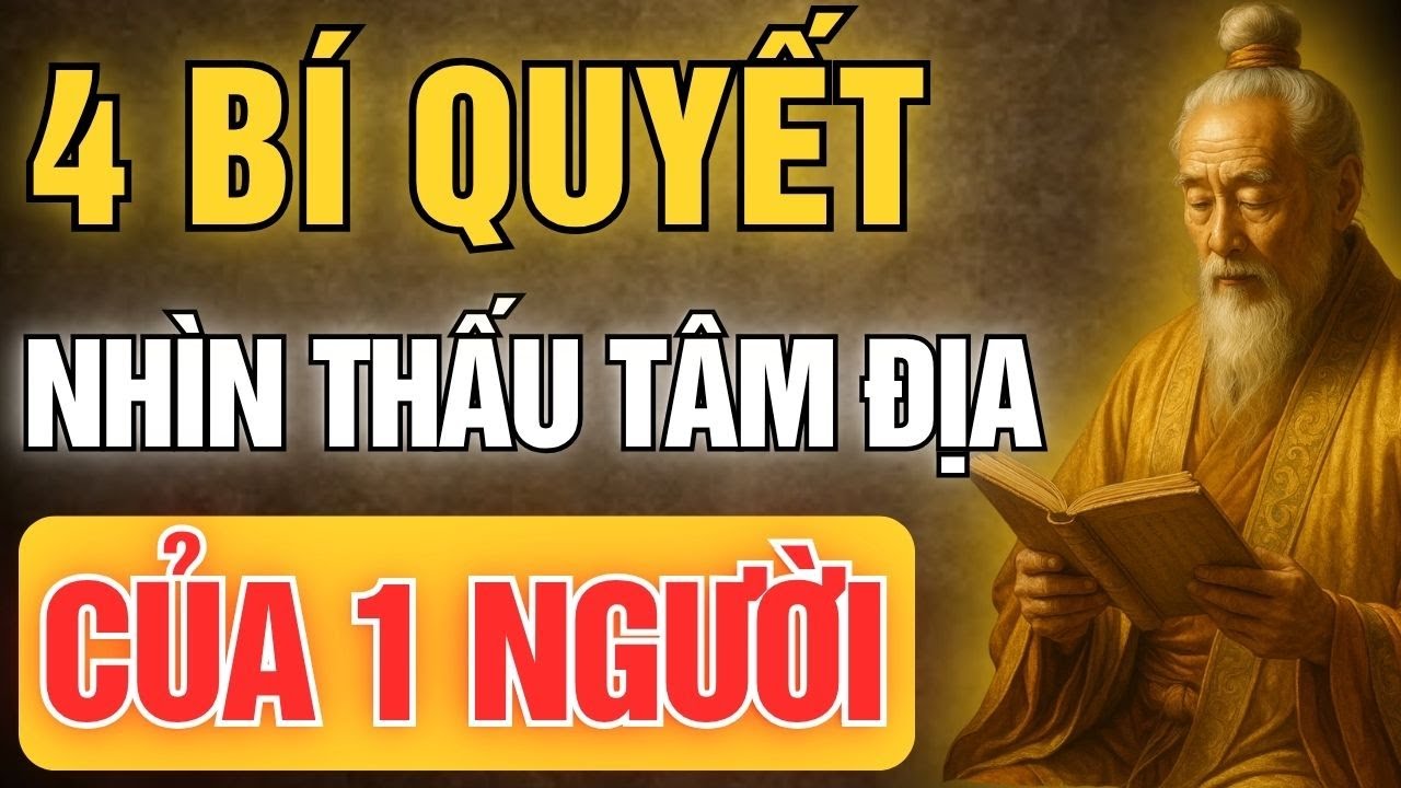 Cổ Nhân Dạy: Muốn Biết Tâm Địa Một Người, Hãy Dùng 4 Cách Này | Tinh Hoa Cổ Đạo
