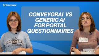 ConveyorAI completes a portal questionnaire with ONLY a URL