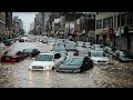 Italy chaos today..!! Severe flooding in Reggio Calabria has paralyzed city life