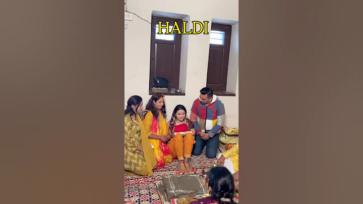 Haldi❤️#shadi #wedding #marriage #youtube #shorts #love #couple #trending #viral #share #sister #fyp