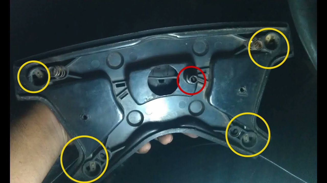 VW Bug Beetle Installation of the horn ring YouTube