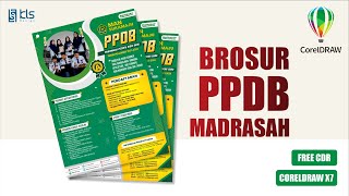 Free CDR - Desain Brosur PPBD Madrasah Aliyah #klsdesain