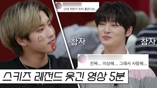 [스트레이키즈/straykids] 진짜 이상한 스키즈 웃긴영상 웃음참기 오분순삭 | 5분만 투자하세요 하루가 행복해집니다🌼