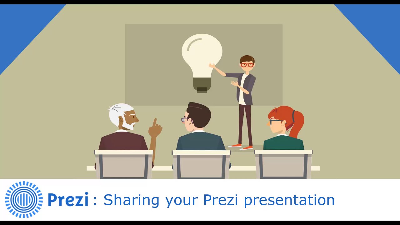 how to share prezi presentation with others