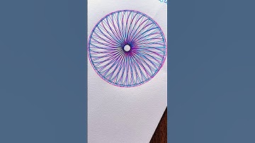 Spirograph Design#relaxing  #oddly satisfying #spirograph #design #satisfying #art #shorts