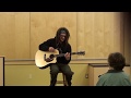 Austin Smilovic performs an original work during Poetry Live! in Bozeman, Montana. Poetry Live! is a community celebration held April 9, 2013 in the Community Room at Bozeman Public Library. The public was invited to read or recite an original poem or a favorite work by a favorite poet. This event was sponsored by the Montana State University Library, the MSU English Club and English Department, and the Bozeman Public Library.


Note: For library content that is not accessible, we are committed to providing reasonable accommodations and timely access to users with disabilities. For assistance, please submit an accessibility request for library material (https://www.lib.montana.edu/accessibility/request-form.html).