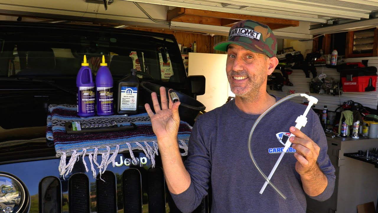 How To Change Manual Transmission Fluid on Jeep Wrangler DIY - YouTube