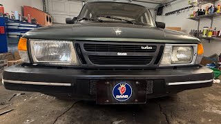 Converting Flatnose Saab 900 to Euro Headlights
