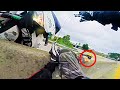 Straight INTO the concrete BARRIER | Epic and Crazy Biker Moments