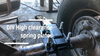 DIY high clearance spring plates for JP Kart