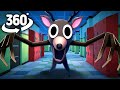 99 Night in the Forest Deer in YOUR SCHOOL ! | 360° VR
