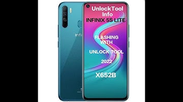 INFINIX-S5-LITE-X652B Hanging Logo Flashing100% Done WITH UnlockTool Flashing 2022 |UnlockTool Info
