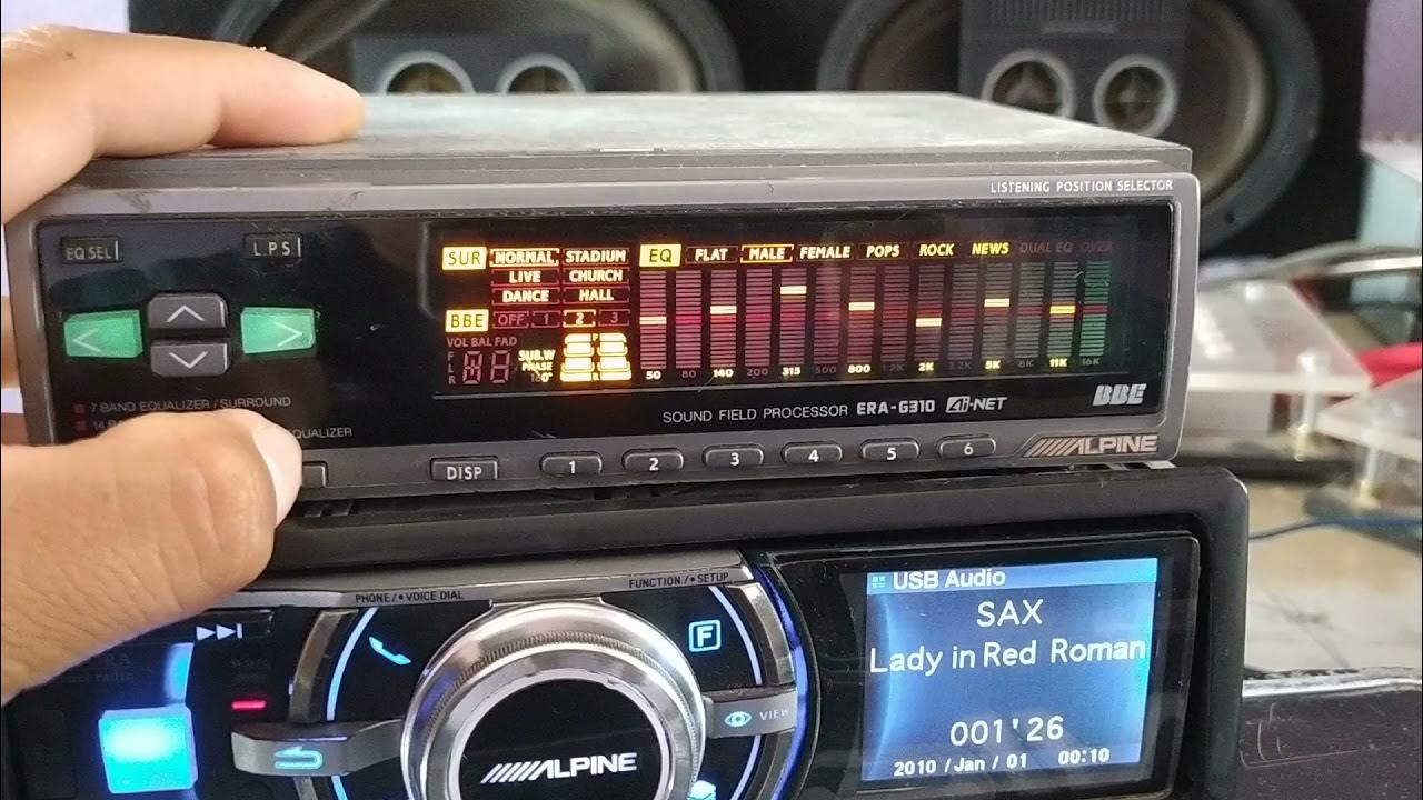 alpine ecualizador/procesador era g310 YouTube