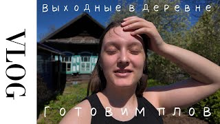 VLOG: ВЫХОДНЫЕ В ДЕРЕВНЕ, ГОТОВИМ ПЛОВ