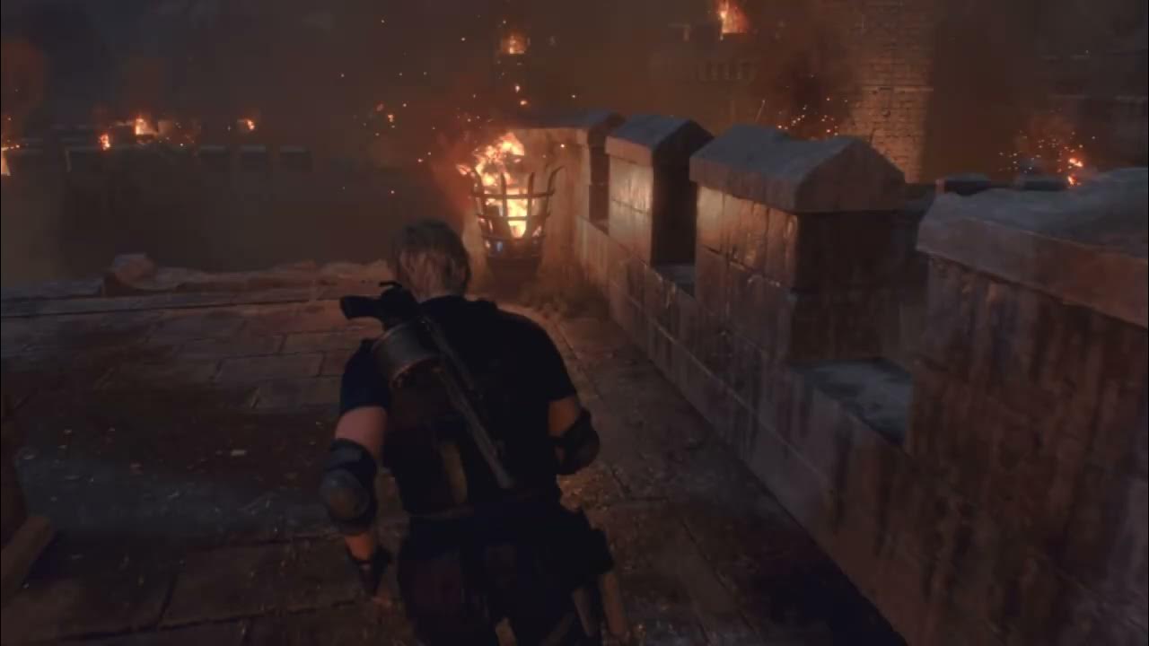 RE4 Remake 2023 What happens when you go back to Castle Battlements