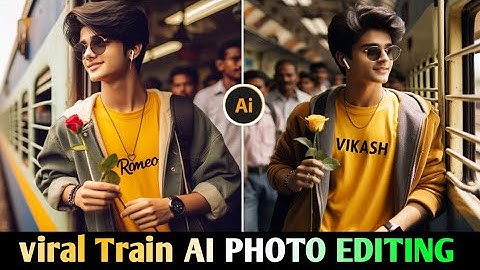 Viral Train Ai Photo Editing I How To Make Bing Image Creator I Bing Image Creator 😱