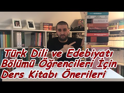 BÖLÜM-1 / Türk Dili ve Edebiyatı Bölümü Öğrencileri İçin Ders Kitabı Önerileri 📚