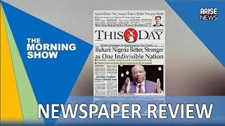 Buhari: Nigeria Better, Stronger as One Indivisible Nation - Daily Newspaper Review